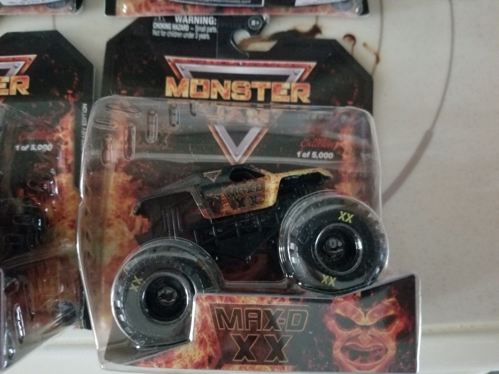 Monster Jam Max D 20th Anniversary Edition XX 1:64th Scale