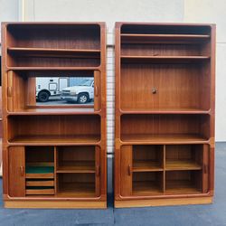Mid-Century Danish Teak Wall Units from Dyrlund