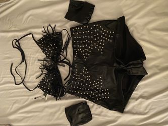 Leather Set Comes With Gloves