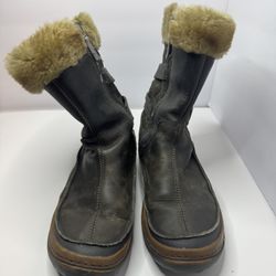 Merrell Wild Dove Brown Leather Boots Size 9.5
