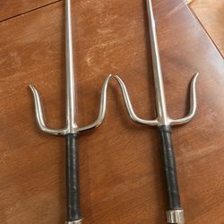 Pair of Metal Sai – Martial Arts Trainings