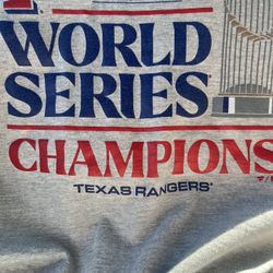 Texas Rangers World Series Shirt 3XL