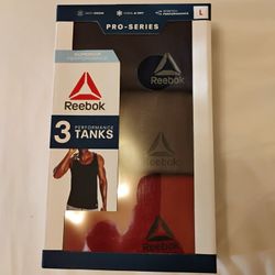 Reebok Performance Tank Set - Black, Gray, Red