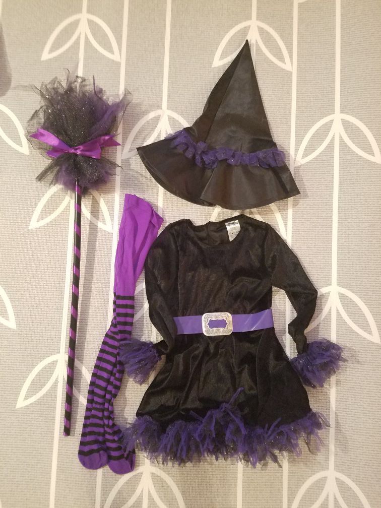 Kids Witch Costume (3-4T)