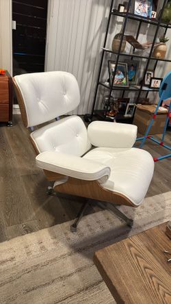 White Leather Chair