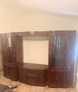 Wooden Entertainment Center