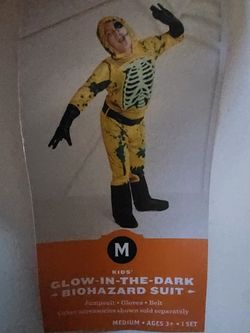 Glow In The Dark Biohazard Suit