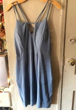 Sky blue dress