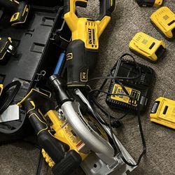 Six Piece Dewalt brushless power tool