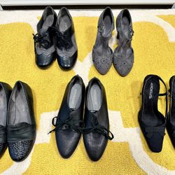 Lot of 5 Pairs Women’s Aerosoles 1”-2.5” Heels, Loafers and Pumps Size 6M 