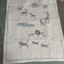 Pottery Barn Kids Animal Baby Quilt