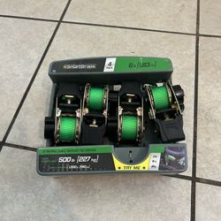 Heavy Duty SmartStraps Tie Down Straps 4 Pack – Moving & Hauling