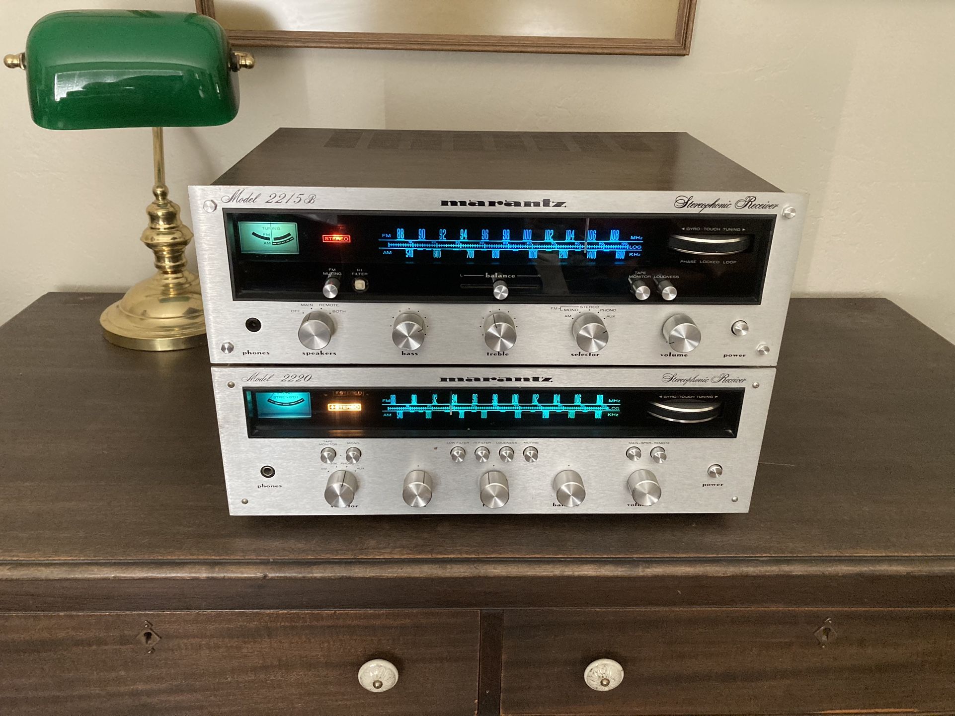 Two Vintage Marantz Stereo Receivers For Sale Or Trade