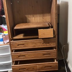 Oak  dresser/TV stand