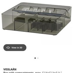 Ikea Box With Compartments (Make Up Organizer)