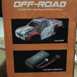 4wd 1.16rc 4wd High Speed Off Road Truck 
