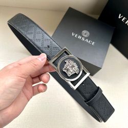 Versace Men’s Belt With Box 