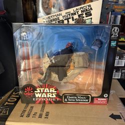 Star Wars black Series Darth Maul & Sith Speeder 