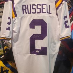 Jamarcus Russell Autographed Jersey 