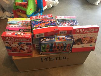 Puzzles—-500 Or 300 Pieces