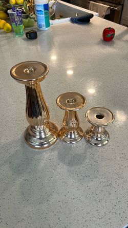3pc candle holder
