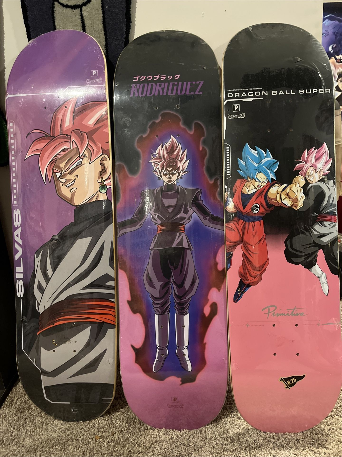 Goku Black Rose x Primitive Full Set Of (3 Decks) RARE NOS LIMITED. "New”