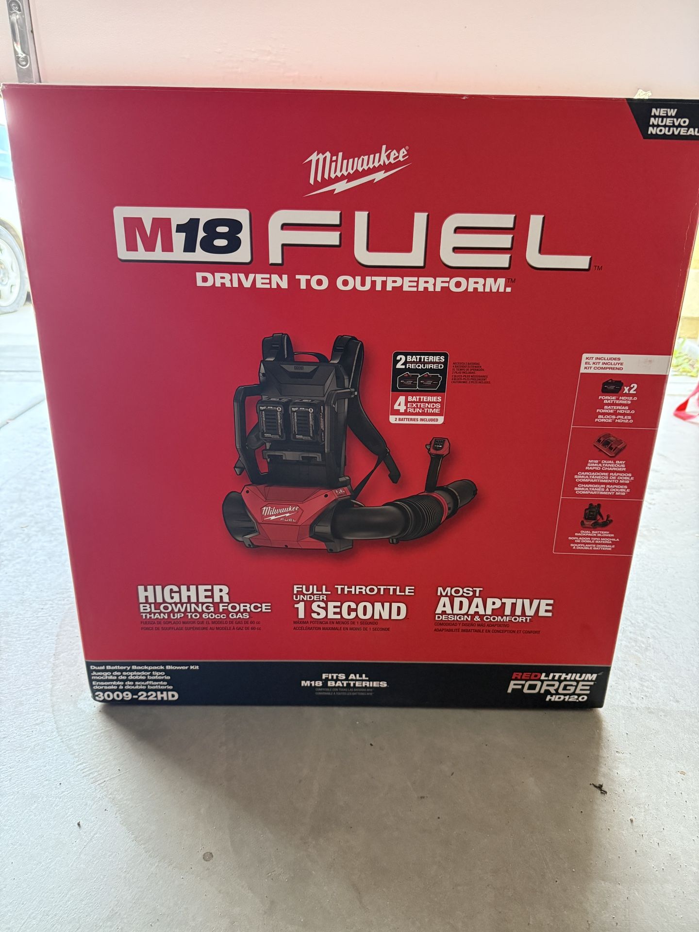 Milwaukee Backpack Blower