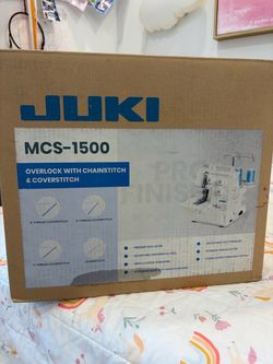 JUKI MCS 1500 Overlock with Chainstitch and Coverstitch