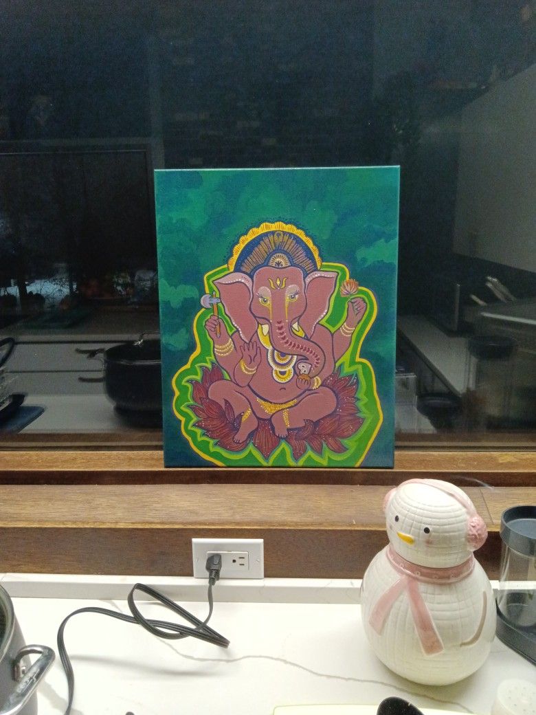 Ganesha (Lord Of Hordes) Offers Good Fortune And Health