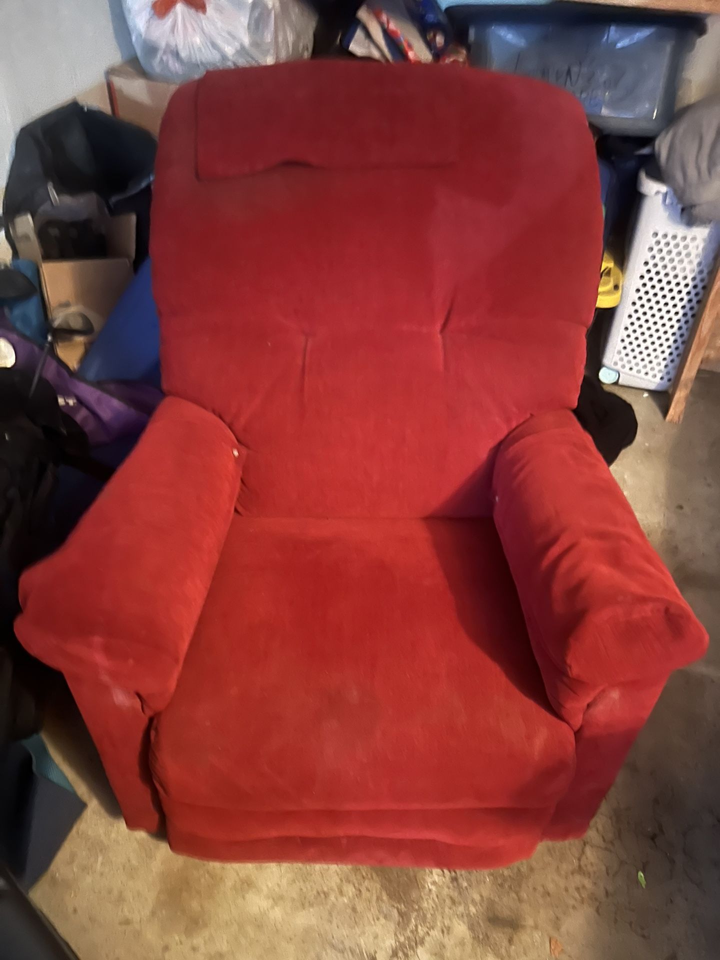 Comfy Red Sofa