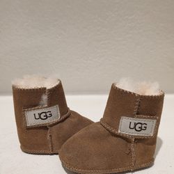 UGG INFANTS Baby Toddler ERIN Shearling Boots Chestnut Size X-Small