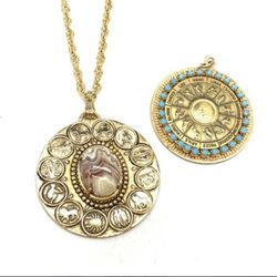 Horoscope Pendants and Necklace 