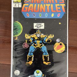 The Infinity Gauntlet #4 Newsstand Cover (1991) Marvel Comics