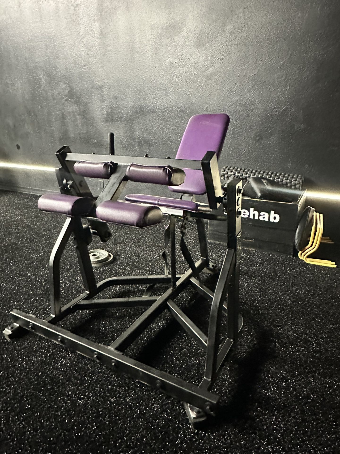 Hammer Strength Leg Curl Machine