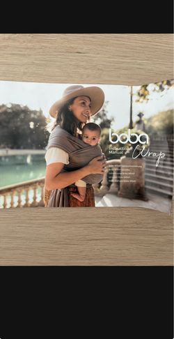 Boba Wrap Carrier Newborn Gray