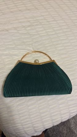 Emerald green purse