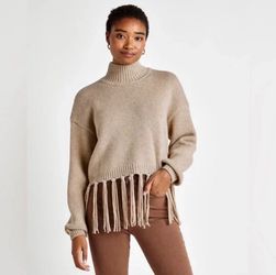 Splendid Riley Fringe Sweater Size Medium