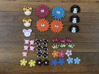 Felt Embellishments- Snow White, Flowers