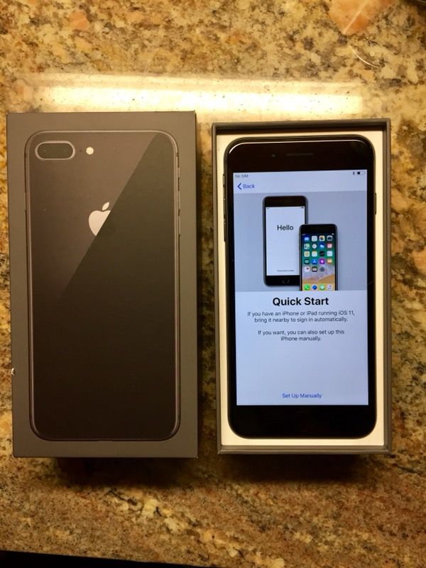 iPhone 8 Plus Space Gray 64gb In Box