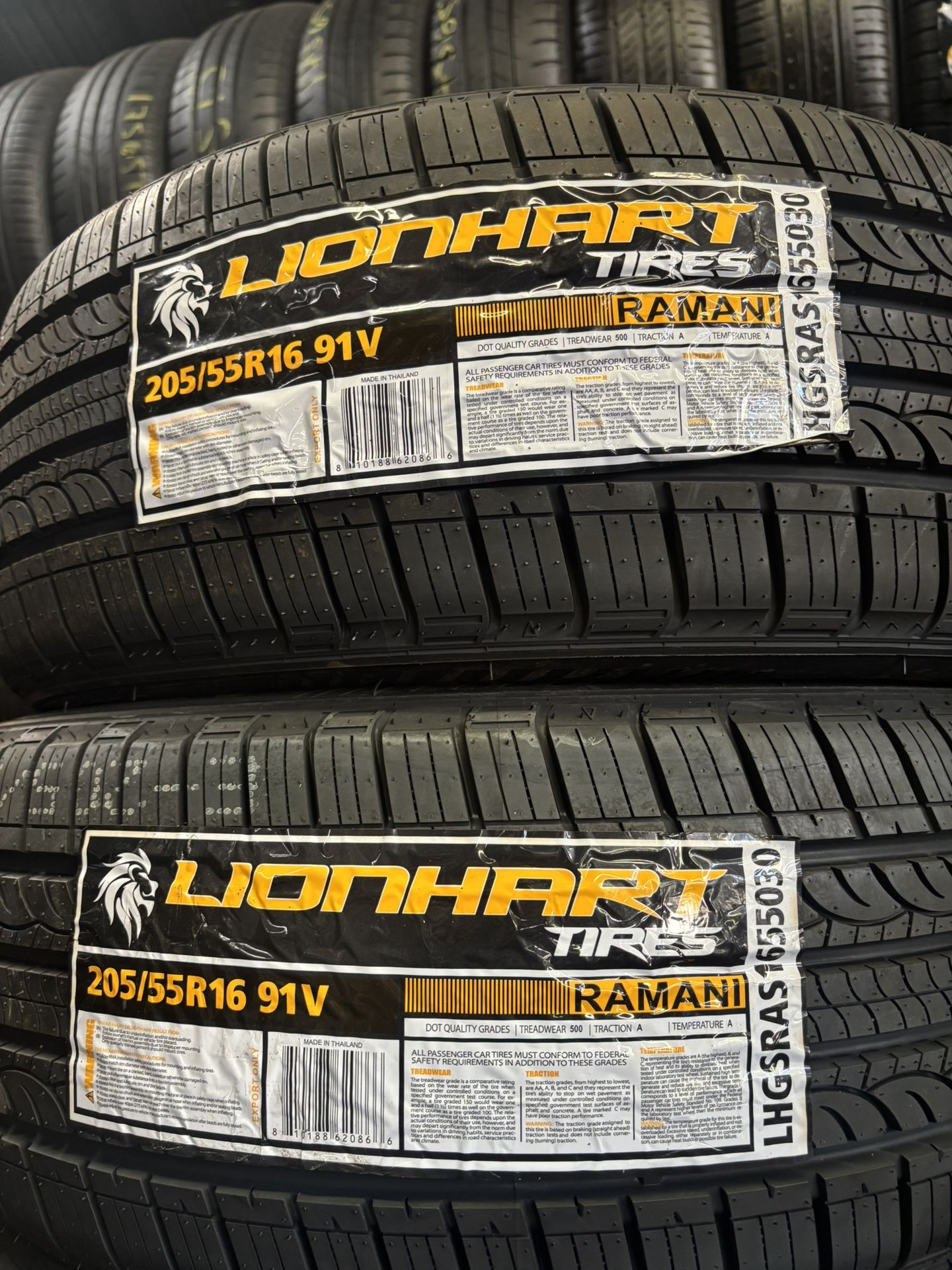 NEW(2)205/55/16 Lionhart Ramany