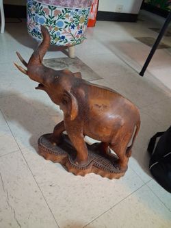 Sixty year old elephant vintage from Africa