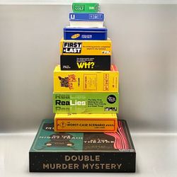 Board Game & Card Game Lot of 9 Party Games