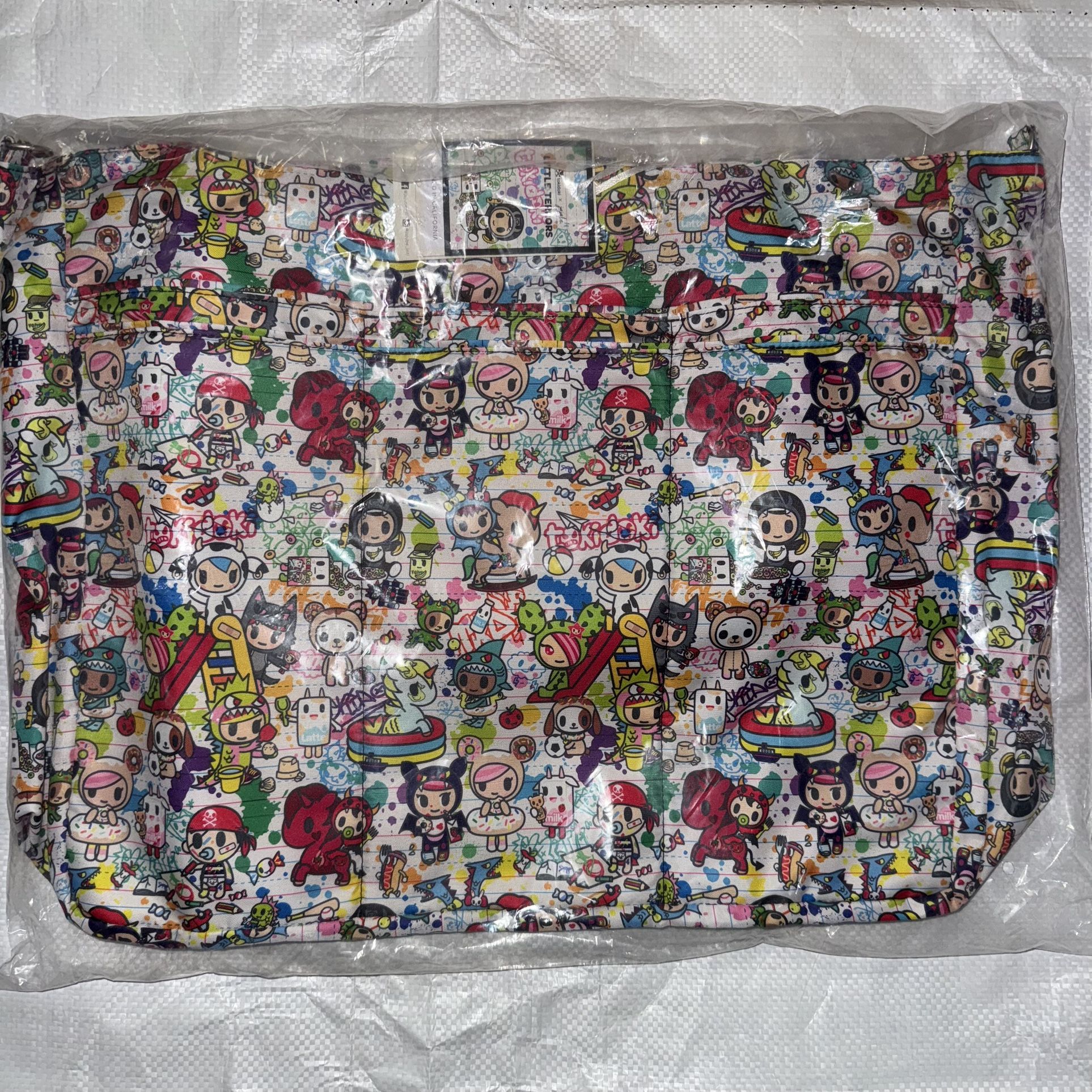 NEW JUJUBE TOKIDOKI LITTLE TERRORS SUPER BE LARGE TOTE