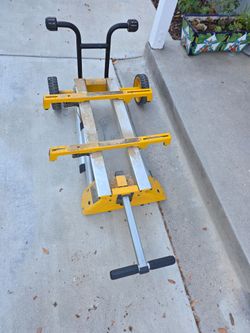 Dewalt table saw stand and roller