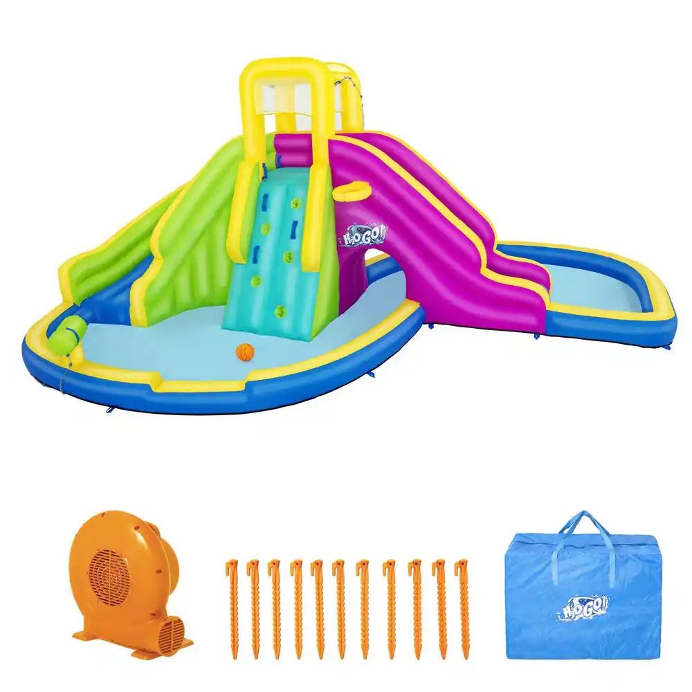 H20GO! Funfinity Splash Kids Large Outdoor Inflatable Water Park