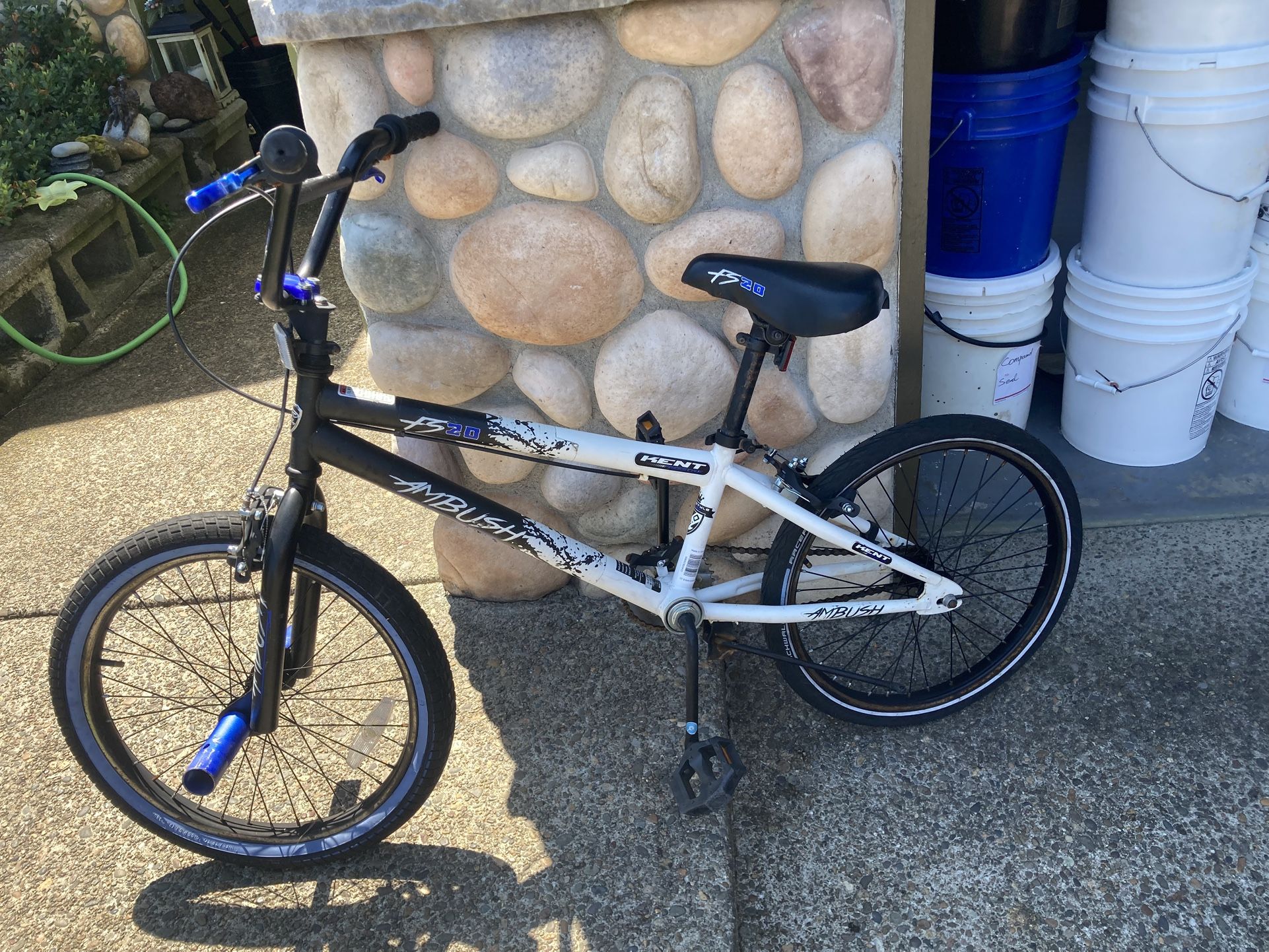 Kent Ambush BMX Bike, 20" Wheels, Youth Ages 7-14 Years, Blue