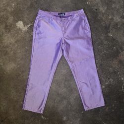 Vintage Metallic Purple Jeans