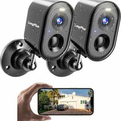 Brand new LongPlus Security Cameras Wireless Outdoor, VicoHome Security Camera for Home Security Wireless, Battery Powered WiFi Cameras with Al Motion