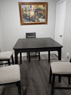 Dining table 4 chairs