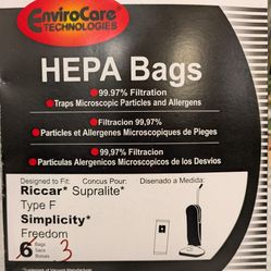 Free Type F  HEPA Vacuum Bags
